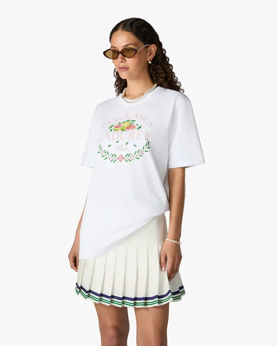 Casablanca White Laduree x Casablanca Short Sleeve T-Shirt | Thumbnail 8 Casablanca White Laduree x Casablanca Short Sleeve T-Shirt | Thumbnail 8