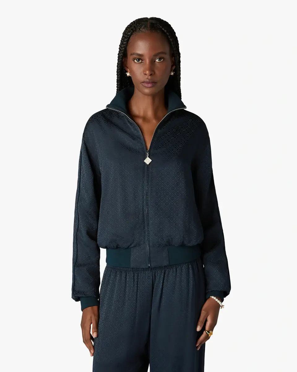 Casablanca Navy Monogram Track Jacket | Thumbnail 4 Casablanca Navy Monogram Track Jacket | Thumbnail 4