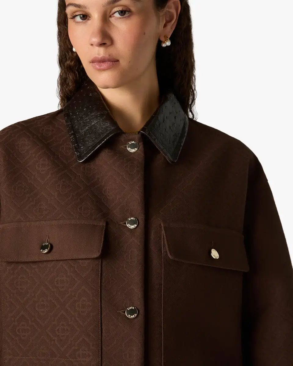 Casablanca Dark Brown Workwear Jacket | Thumbnail 5 Casablanca Dark Brown Workwear Jacket | Thumbnail 5