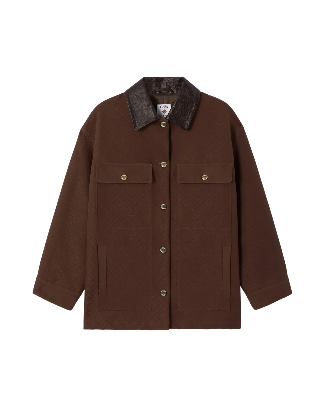 Casablanca Dark Brown Workwear Jacket