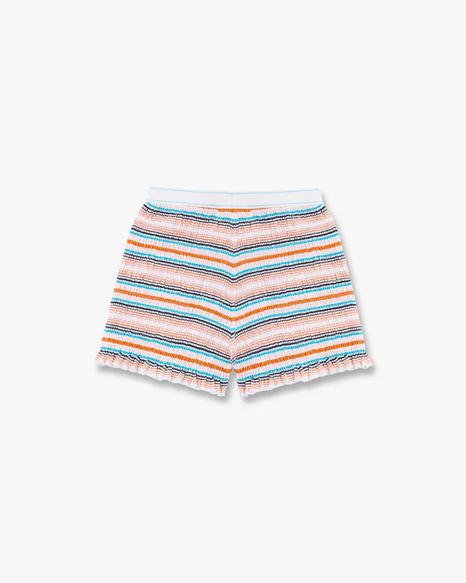 Casablanca Multicolour Striped Shirred Shorts | Thumbnail 6 Casablanca Multicolour Striped Shirred Shorts | Thumbnail 6