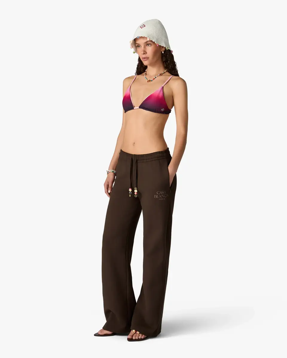 Casablanca Dark Brown Wide Leg Sweatpants | Thumbnail 2 Casablanca Dark Brown Wide Leg Sweatpants | Thumbnail 2
