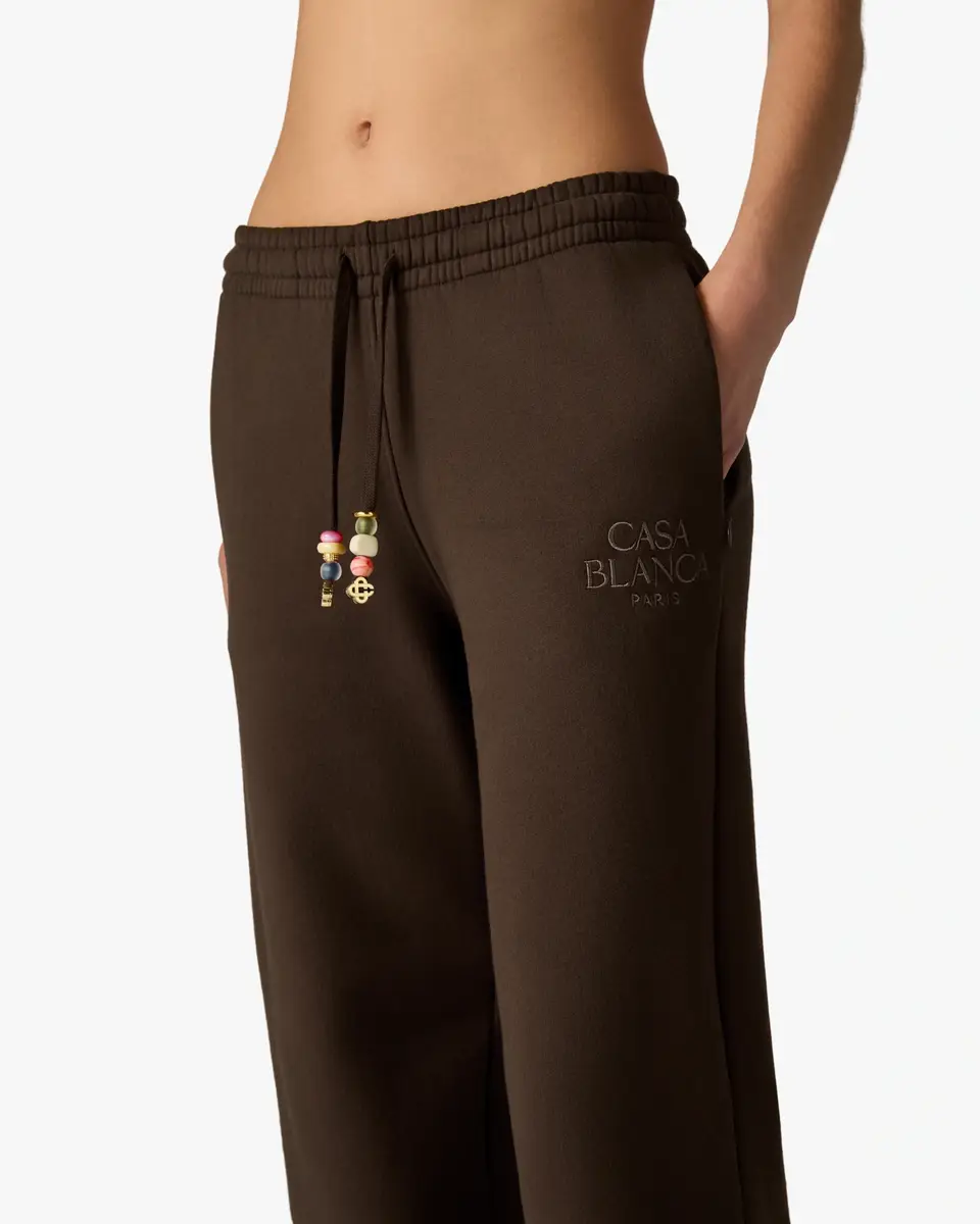 Casablanca Dark Brown Wide Leg Sweatpants | Thumbnail 5 Casablanca Dark Brown Wide Leg Sweatpants | Thumbnail 5