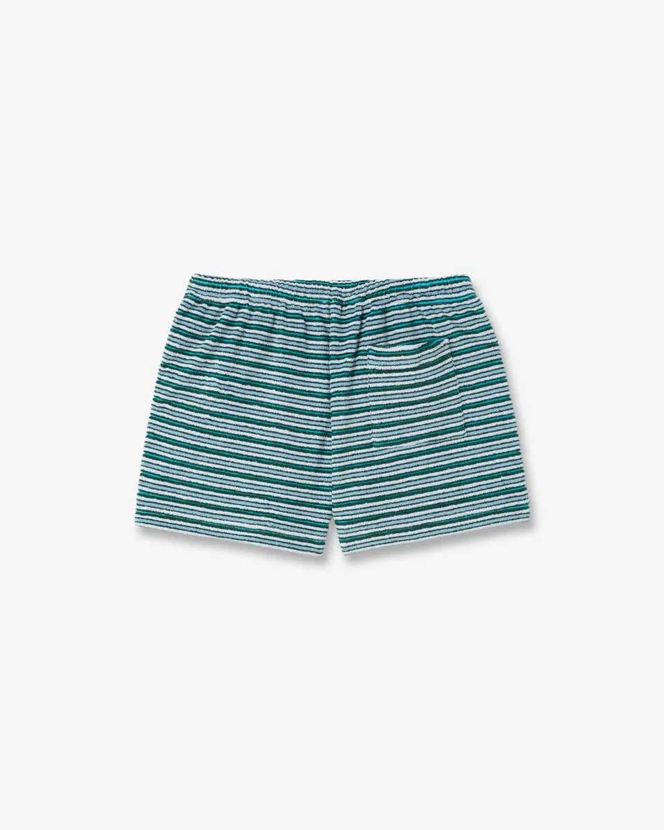 Casablanca Teal Striped Towelling Shorts | Thumbnail 6 Casablanca Teal Striped Towelling Shorts | Thumbnail 6