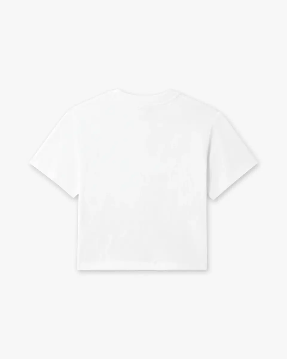 Casablanca White Laduree x Casablanca Cropped Baby Short Sleeve T-Shirt | Thumbnail 6