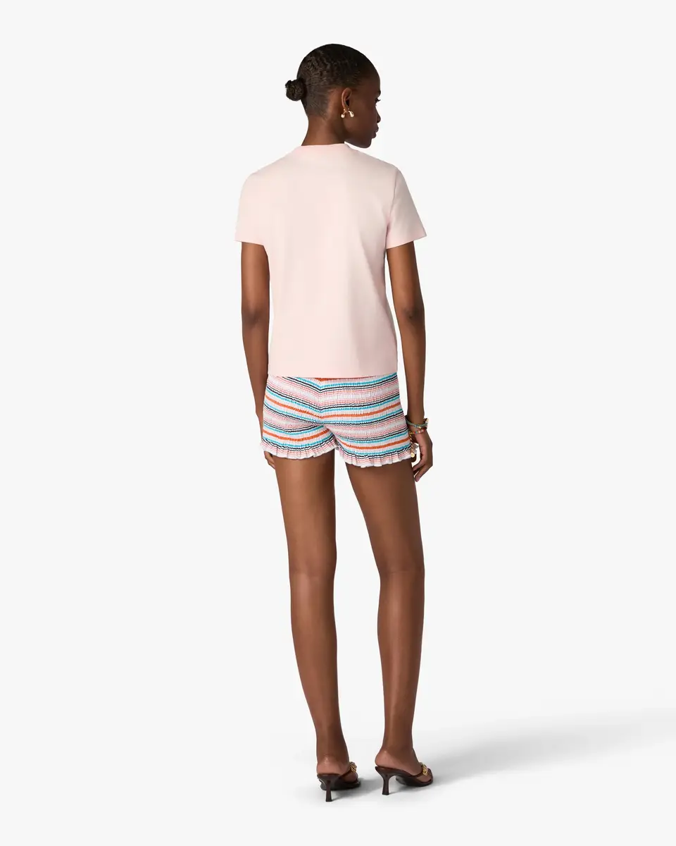 Casablanca Pink Tennis Club Icon Pyramid Abduction Fitted Short Sleeve T-Shirt | Thumbnail 3 Casablanca Pink Tennis Club Icon Pyramid Abduction Fitted Short Sleeve T-Shirt | Thumbnail 3
