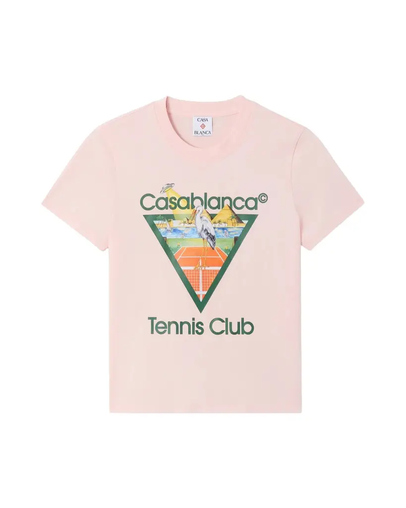 Pink Tennis Club Icon Pyramid Abduction Fitted Short Sleeve T-Shirt Pink Tennis Club Icon Pyramid Abduction Fitted Short Sleeve T-Shirt