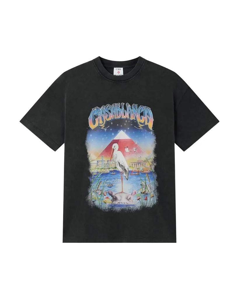 Black Egypt As It Was Oversized Short Sleeve T-Shirt Black Egypt As It Was Oversized Short Sleeve T-Shirt