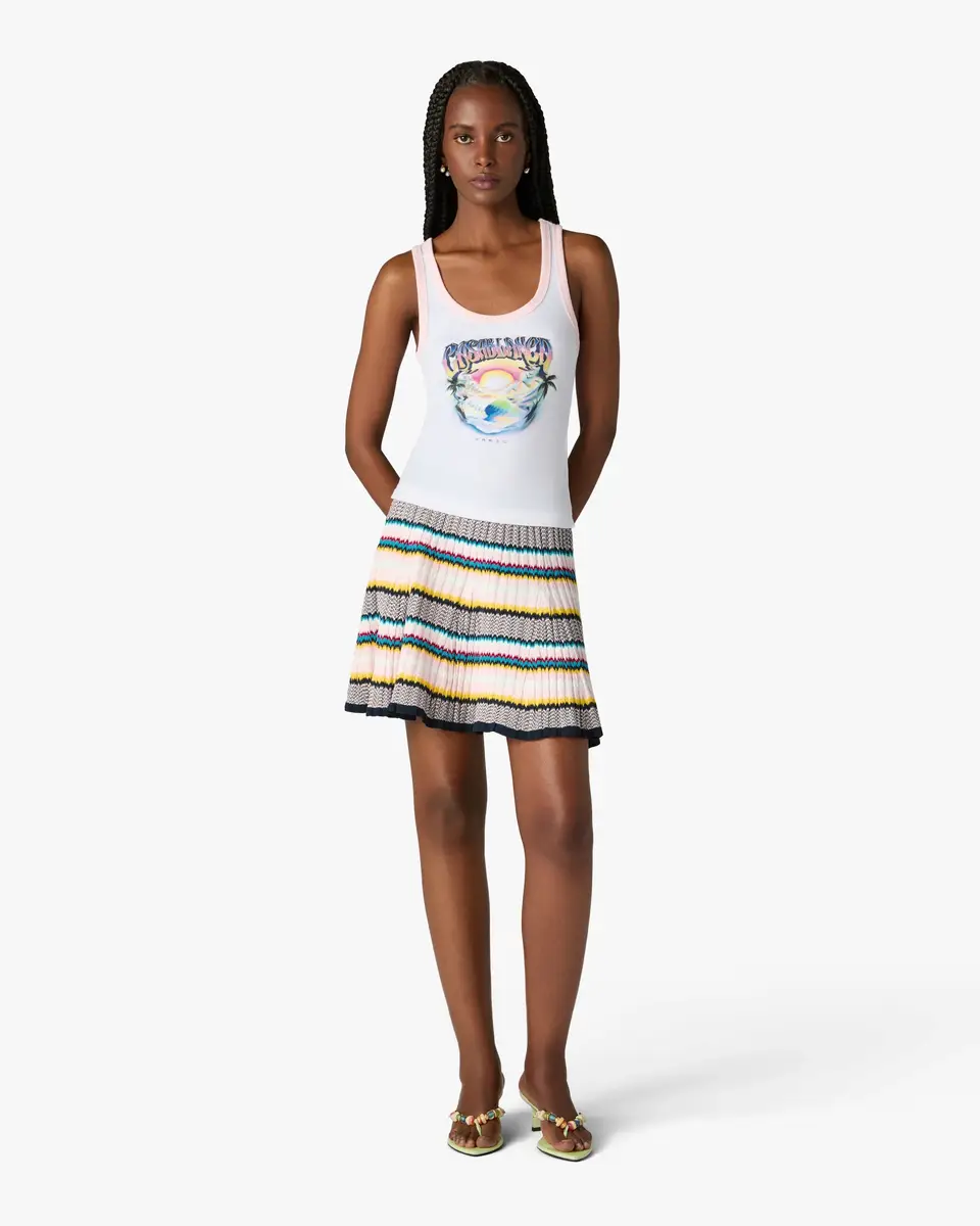 Casablanca Multicolour Airspray Printed Tank Top | Thumbnail 2