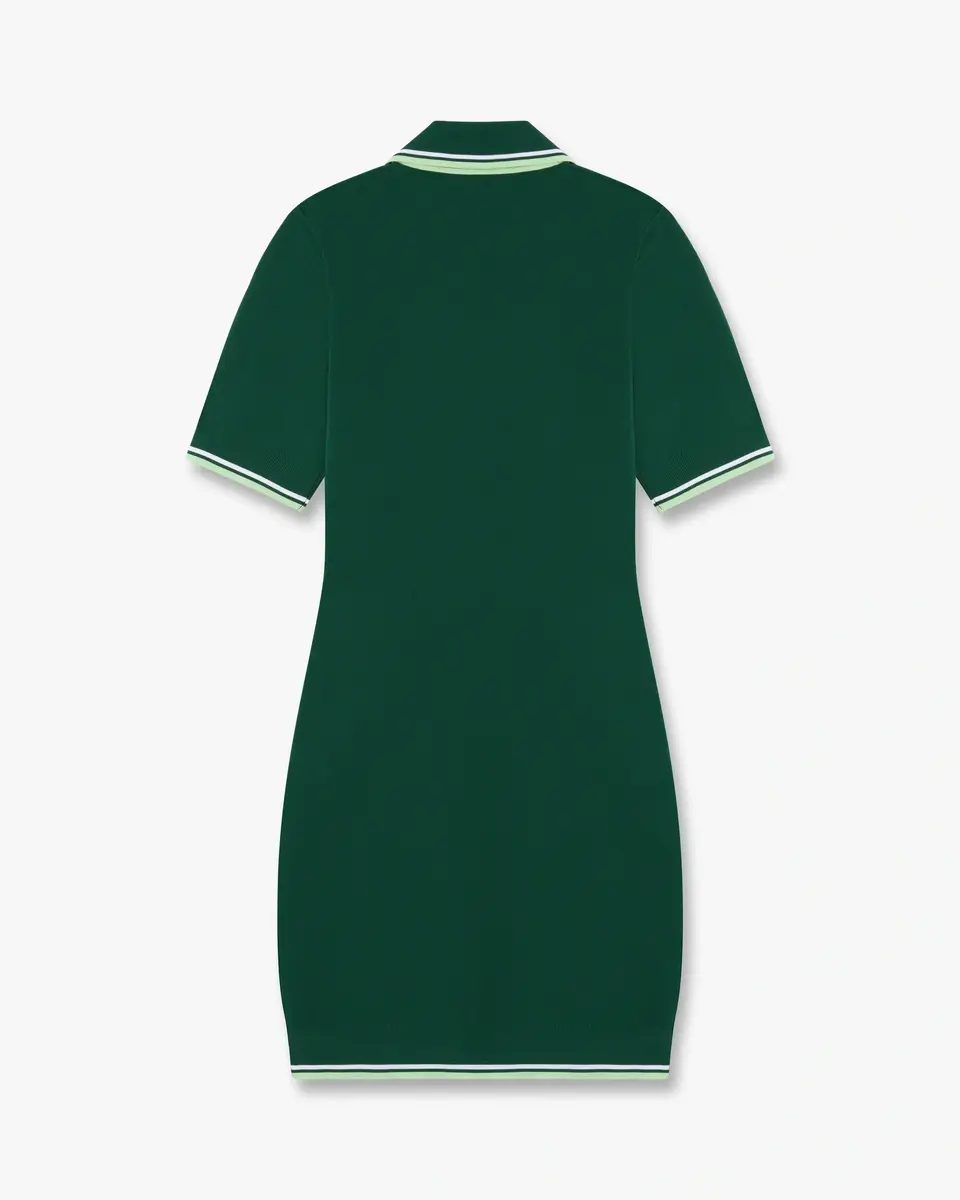 Casablanca Green V-Neck Polo Mini Dress | Thumbnail 6 Casablanca Green V-Neck Polo Mini Dress | Thumbnail 6