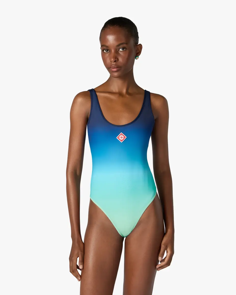 Casablanca Blue & Green Gradient Printed Swimsuit | Thumbnail 2 Casablanca Blue & Green Gradient Printed Swimsuit | Thumbnail 2