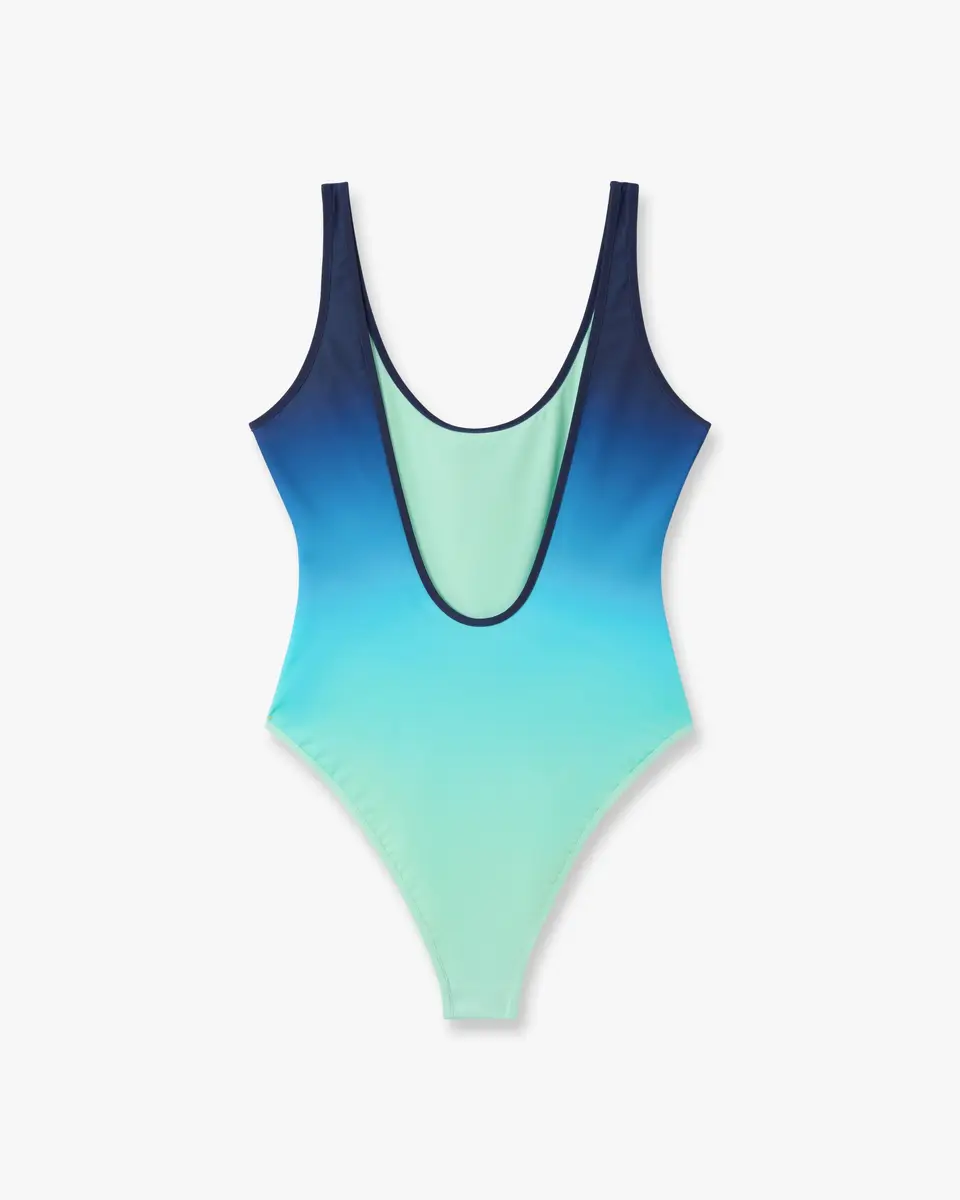 Casablanca Blue & Green Gradient Printed Swimsuit | Thumbnail 6 Casablanca Blue & Green Gradient Printed Swimsuit | Thumbnail 6