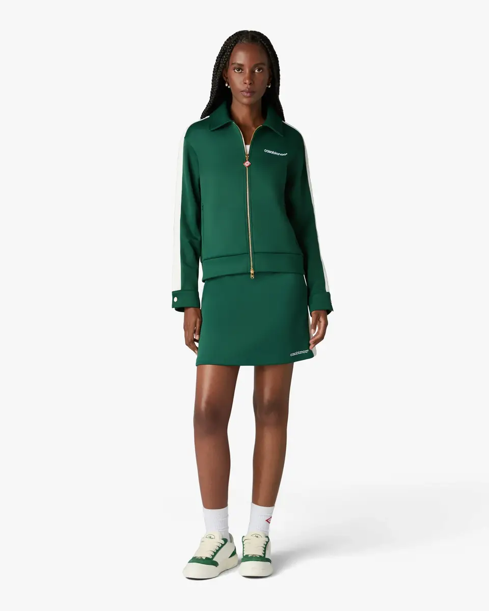 Casablanca Green Scuba Mini Skirt | Thumbnail 2 Casablanca Green Scuba Mini Skirt | Thumbnail 2