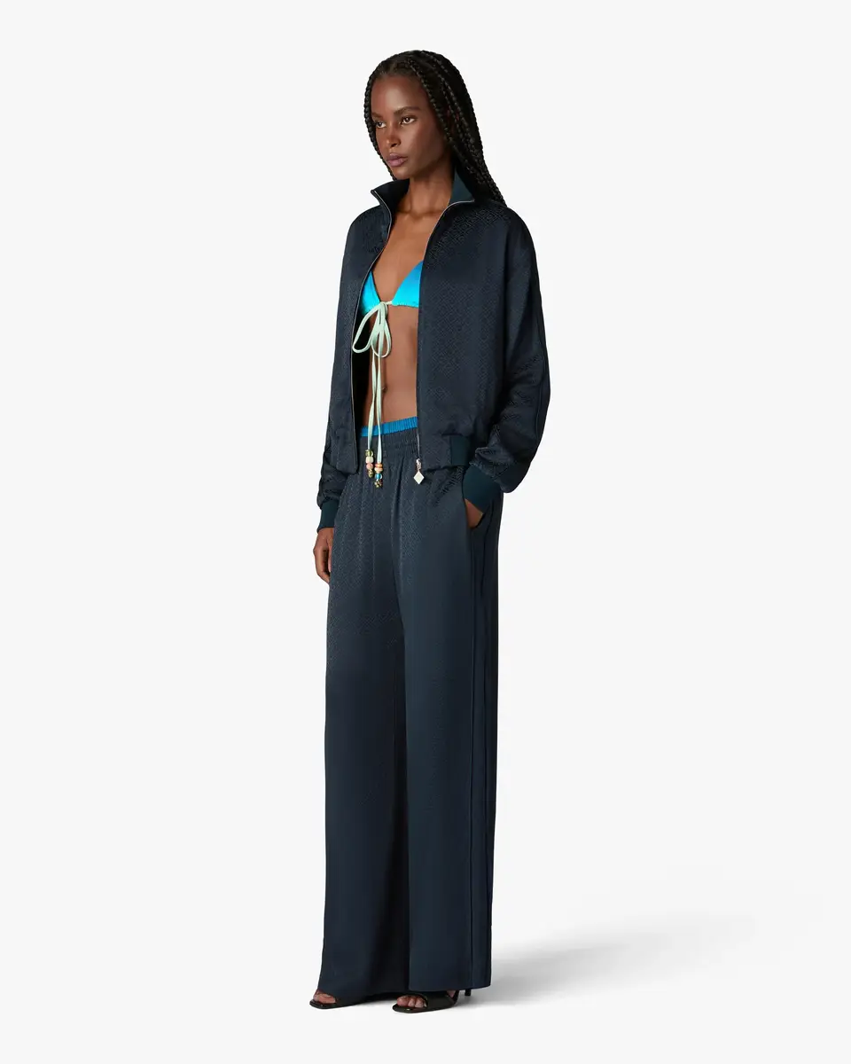 Casablanca Navy Monogram Trousers | Thumbnail 2 Casablanca Navy Monogram Trousers | Thumbnail 2