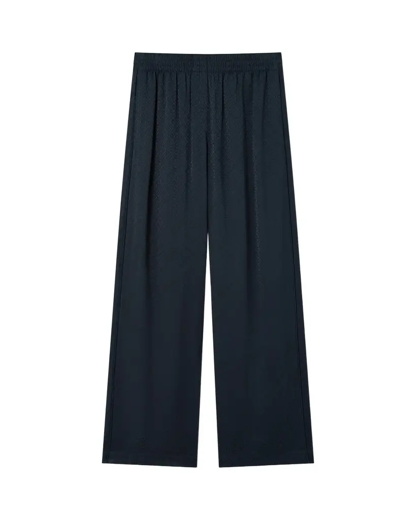Navy Monogram Trousers Navy Monogram Trousers