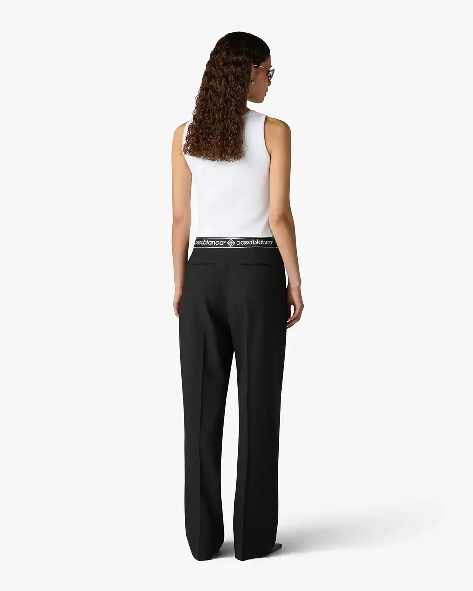 Casablanca Black Wool Tailored Trousers | Thumbnail 3 Casablanca Black Wool Tailored Trousers | Thumbnail 3