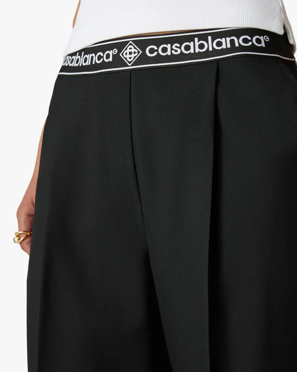 Casablanca Black Wool Tailored Trousers | Thumbnail 5 Casablanca Black Wool Tailored Trousers | Thumbnail 5