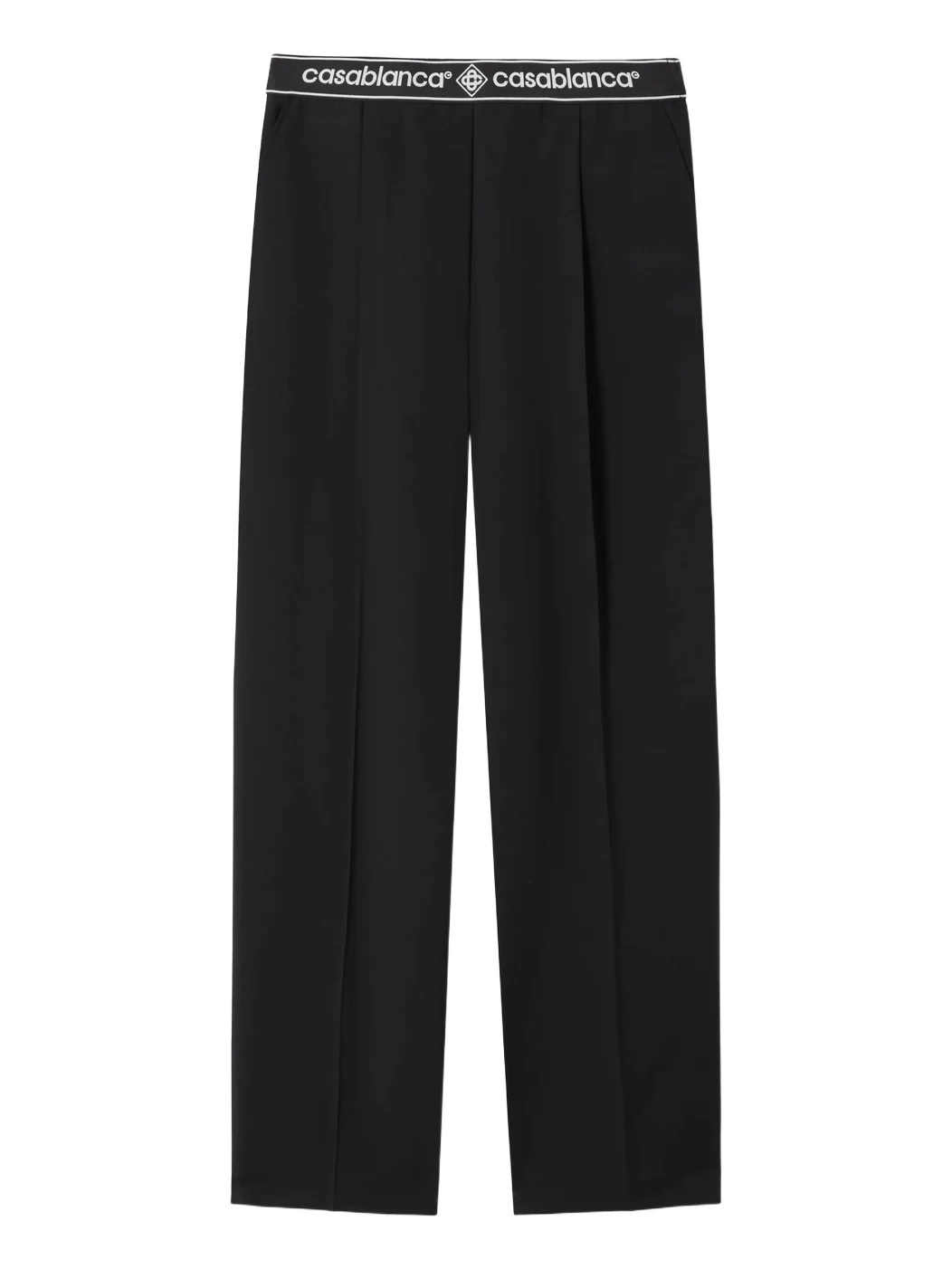 Casablanca Black Wool Tailored Trousers