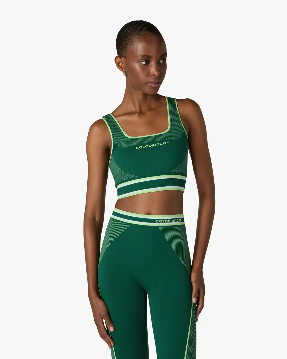 Casablanca Green Seamless Bralette | Thumbnail 4 Casablanca Green Seamless Bralette | Thumbnail 4