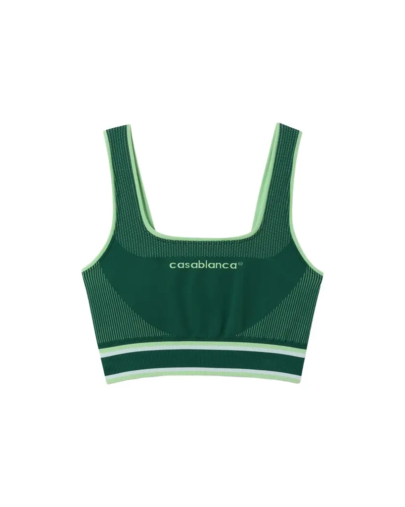 Casablanca Green Seamless Bralette