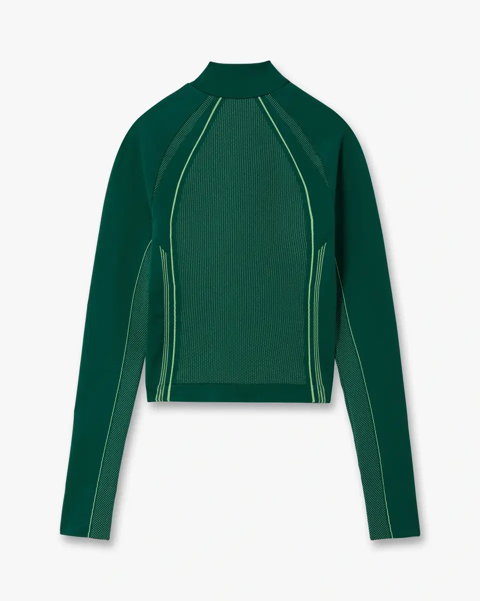 Casablanca Green Seamless Zip-Up Jacket | Thumbnail 6 Casablanca Green Seamless Zip-Up Jacket | Thumbnail 6