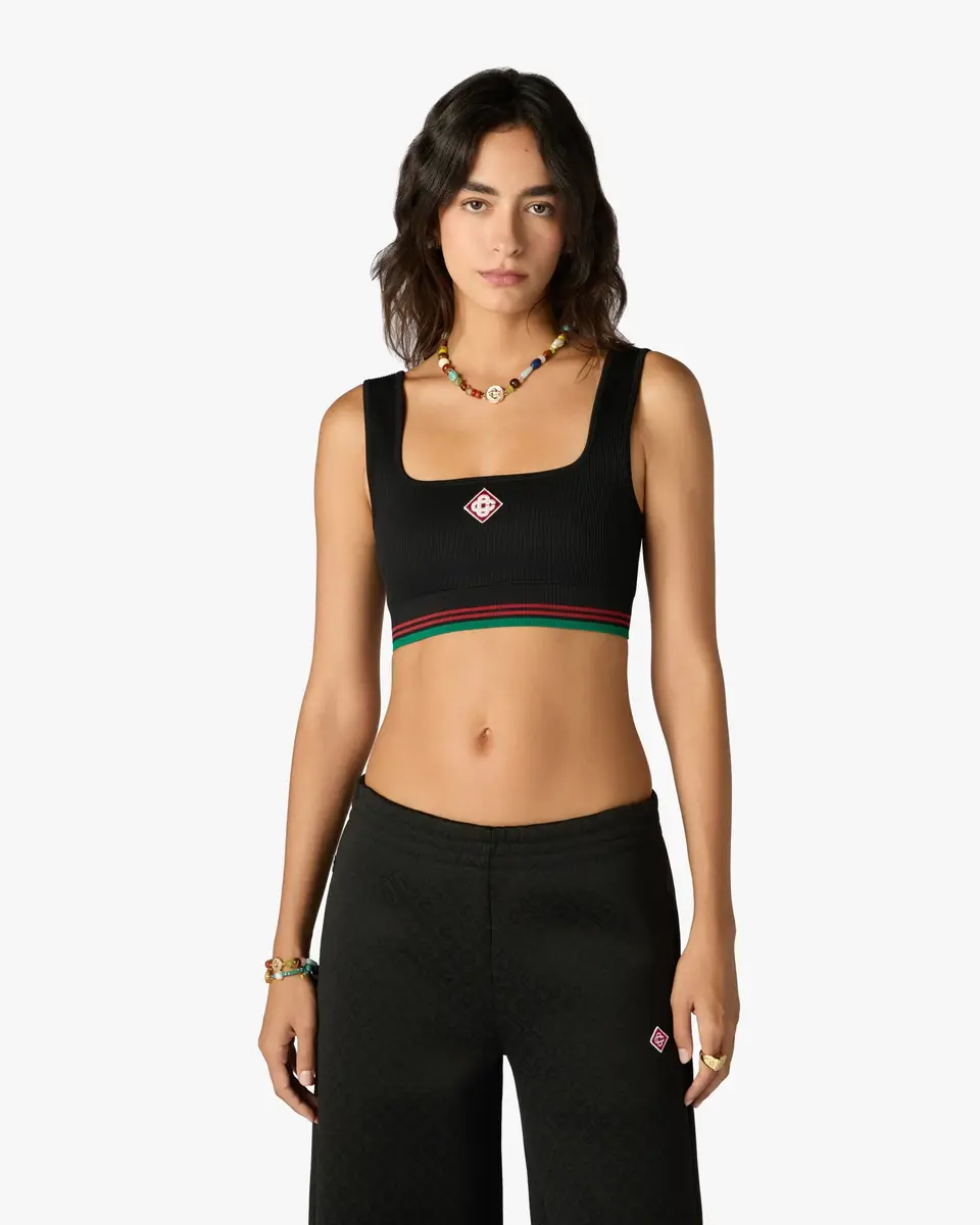 Casablanca Black Seamless Bralette | Thumbnail 4 Casablanca Black Seamless Bralette | Thumbnail 4