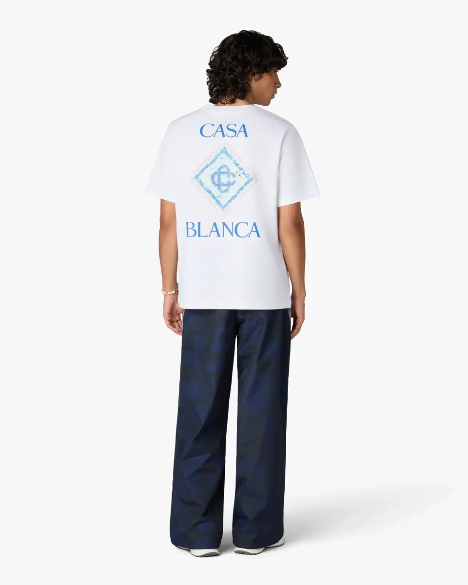 Casablanca White Pool Short Sleeve T-Shirt | Thumbnail 3 Casablanca White Pool Short Sleeve T-Shirt | Thumbnail 3