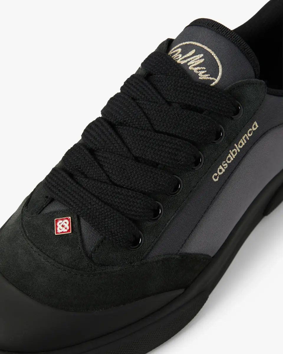 Casablanca Black Del Mar Sneaker | Thumbnail 4 Casablanca Black Del Mar Sneaker | Thumbnail 4