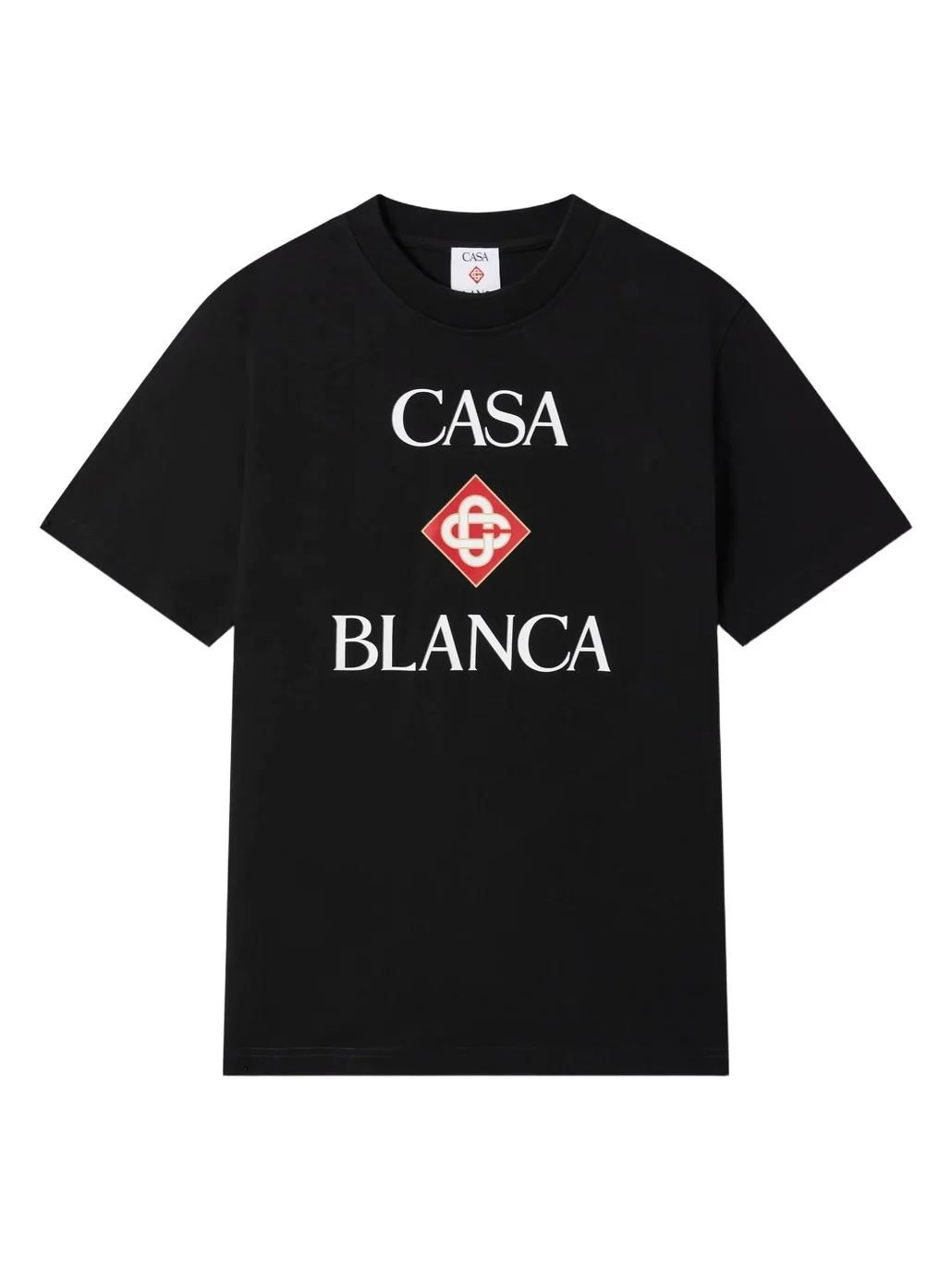 Casablanca Black Diamond Logo Short Sleeve T-Shirt