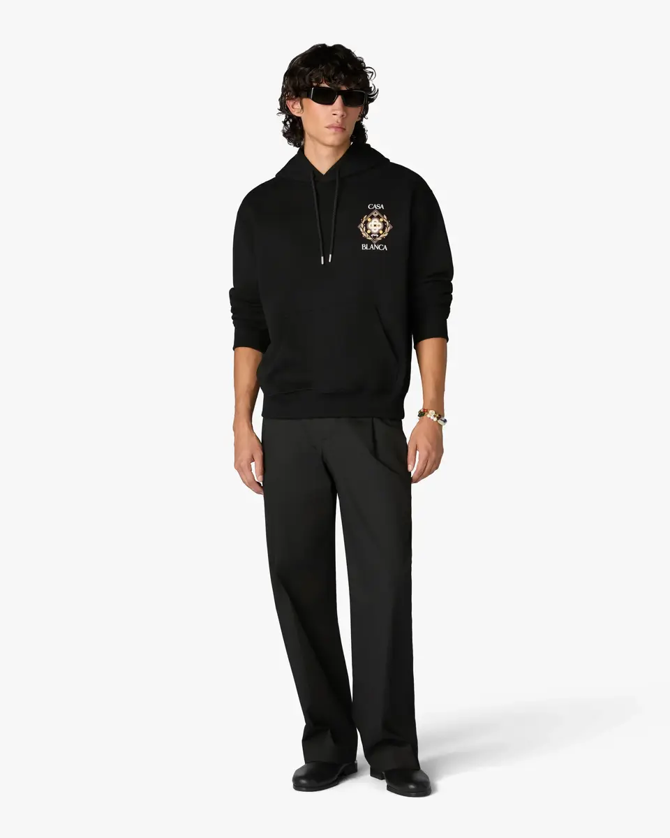 Casablanca Black Championship Hooded Sweatshirt | Thumbnail 2 Casablanca Black Championship Hooded Sweatshirt | Thumbnail 2