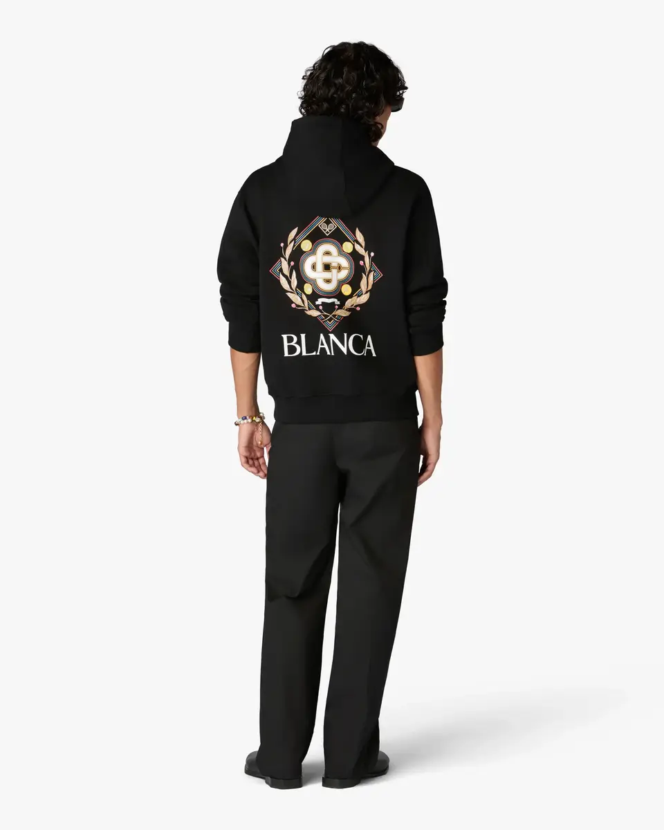 Casablanca Black Championship Hooded Sweatshirt | Thumbnail 3 Casablanca Black Championship Hooded Sweatshirt | Thumbnail 3