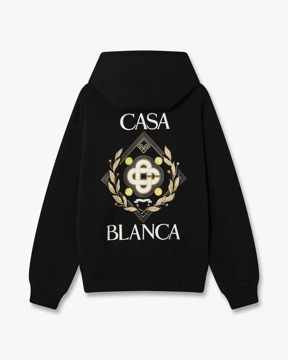 Casablanca Black Championship Hooded Sweatshirt | Thumbnail 6 Casablanca Black Championship Hooded Sweatshirt | Thumbnail 6