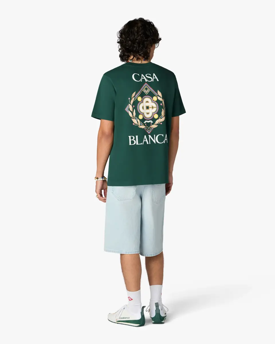 Casablanca Green Championship Short Sleeve T-Shirt | Thumbnail 3 Casablanca Green Championship Short Sleeve T-Shirt | Thumbnail 3