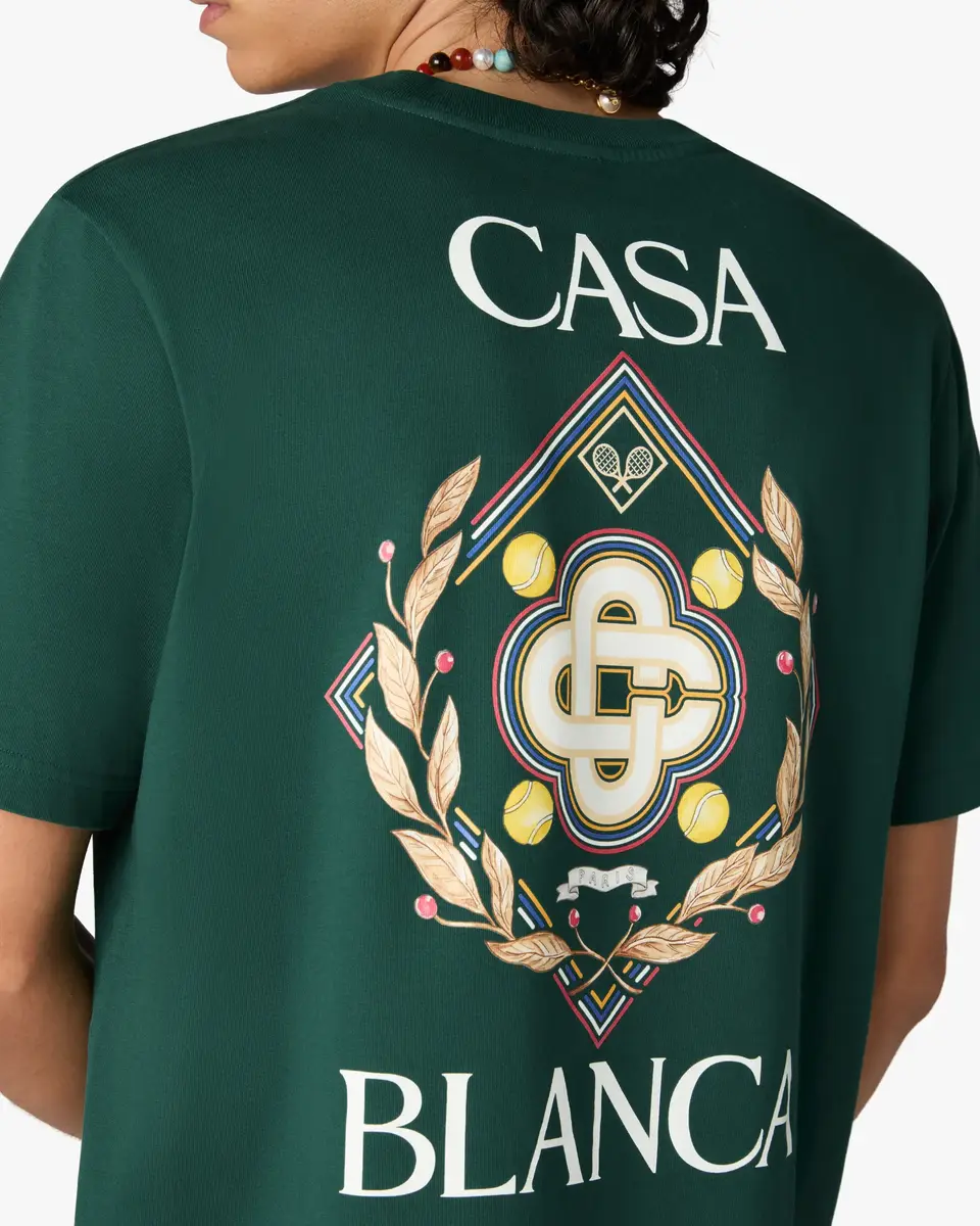 Casablanca Green Championship Short Sleeve T-Shirt | Thumbnail 5 Casablanca Green Championship Short Sleeve T-Shirt | Thumbnail 5