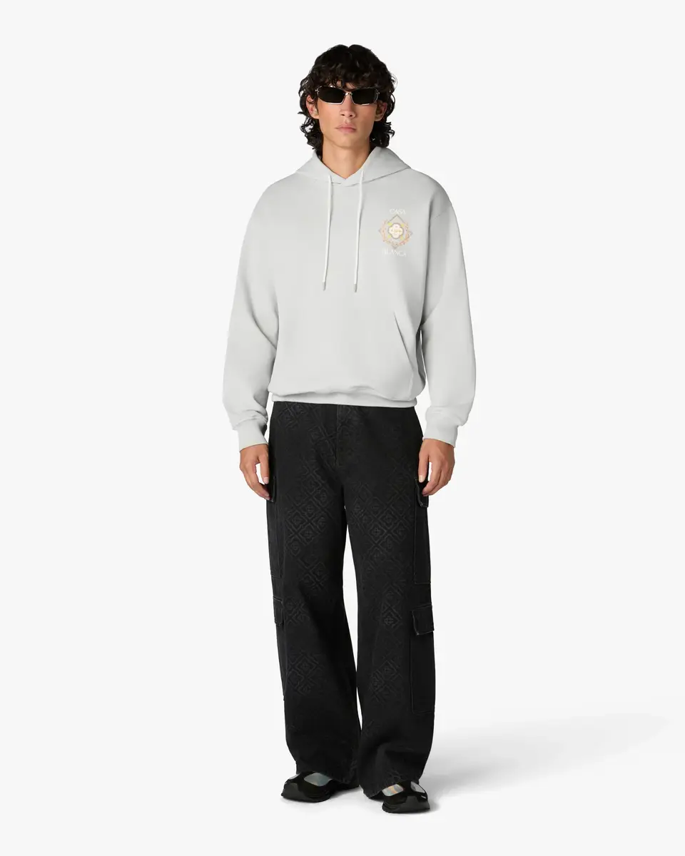 Casablanca Grey Championship Hooded Sweatshirt | Thumbnail 2 Casablanca Grey Championship Hooded Sweatshirt | Thumbnail 2