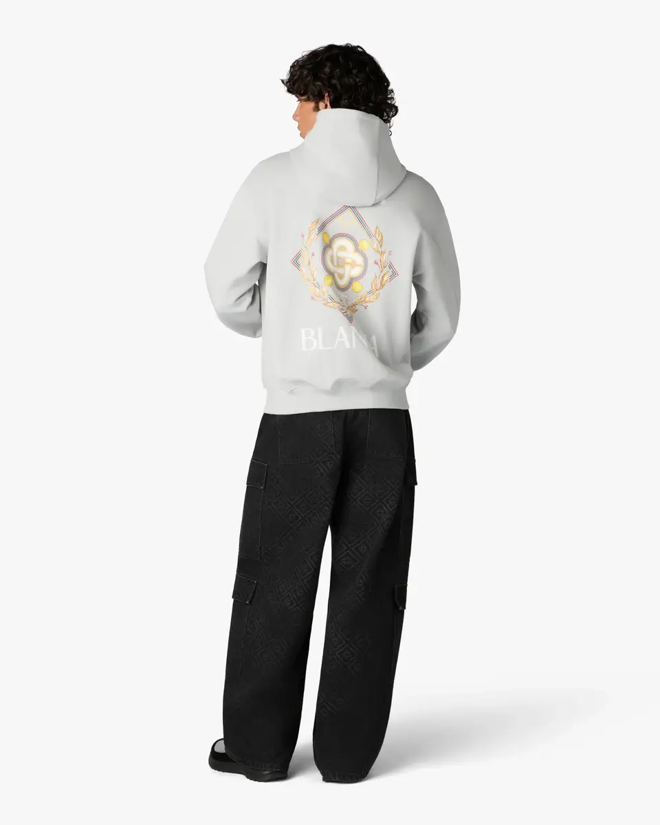 Casablanca Grey Championship Hooded Sweatshirt | Thumbnail 3 Casablanca Grey Championship Hooded Sweatshirt | Thumbnail 3
