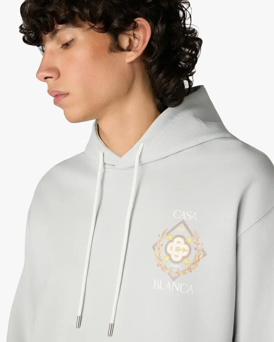 Casablanca Grey Championship Hooded Sweatshirt | Thumbnail 5 Casablanca Grey Championship Hooded Sweatshirt | Thumbnail 5
