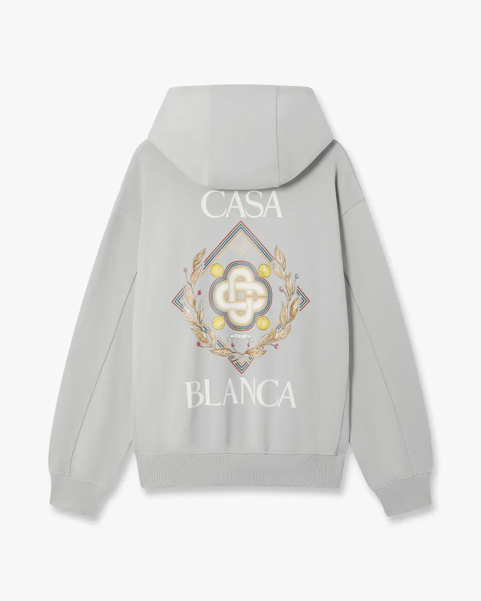 Casablanca Grey Championship Hooded Sweatshirt | Thumbnail 6 Casablanca Grey Championship Hooded Sweatshirt | Thumbnail 6