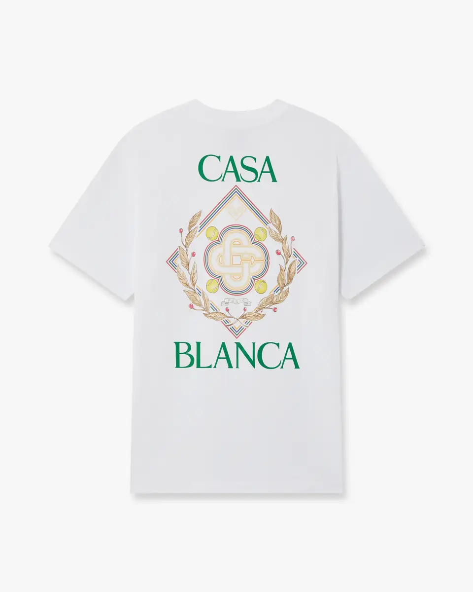 Casablanca White Championship Short Sleeve T-Shirt | Thumbnail 6 Casablanca White Championship Short Sleeve T-Shirt | Thumbnail 6