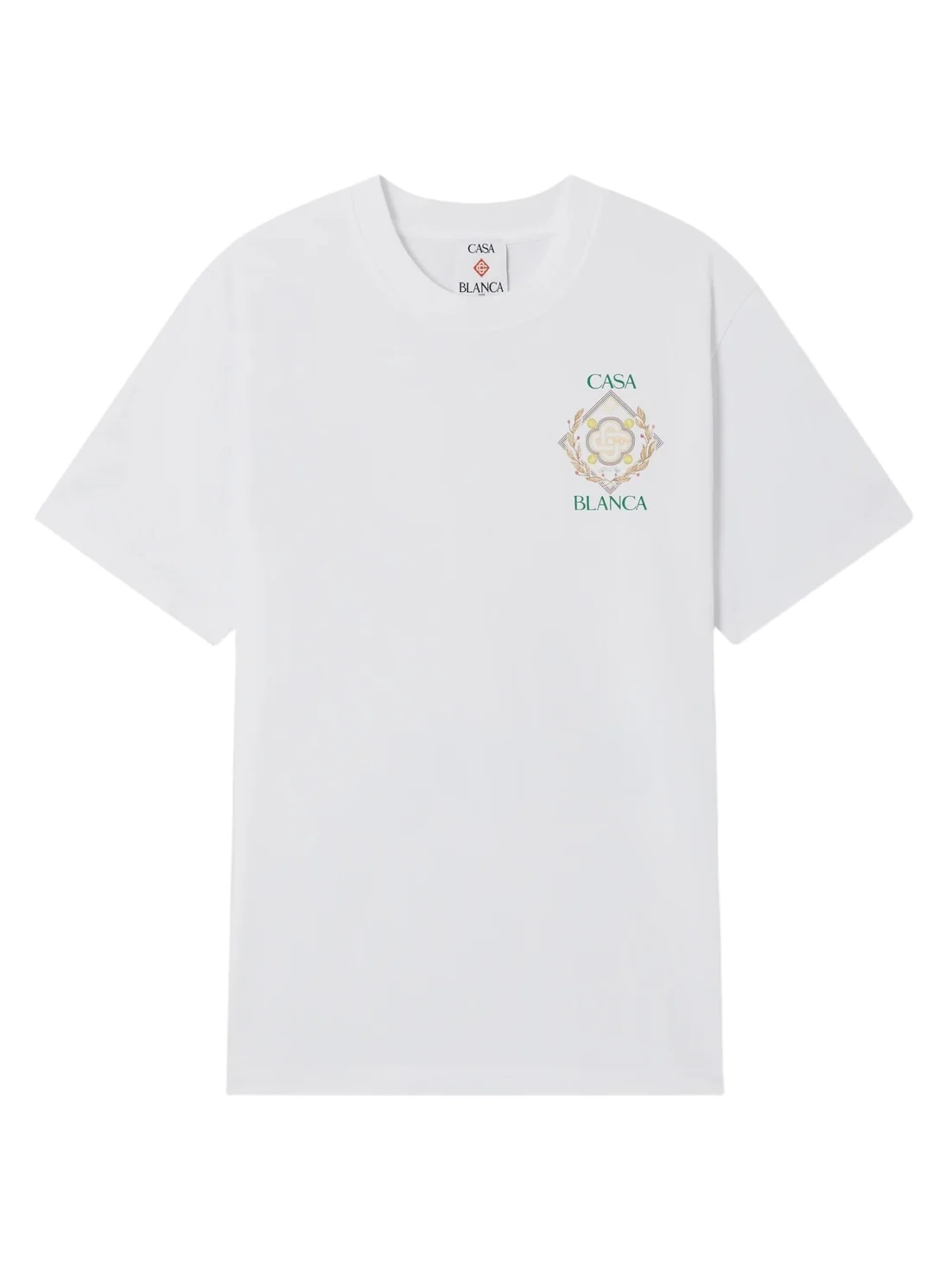 Casablanca White Championship Short Sleeve T-Shirt