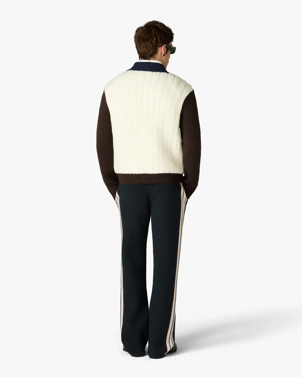 Casablanca Café Culture Wool Track Pants | Thumbnail 3 Casablanca Café Culture Wool Track Pants | Thumbnail 3