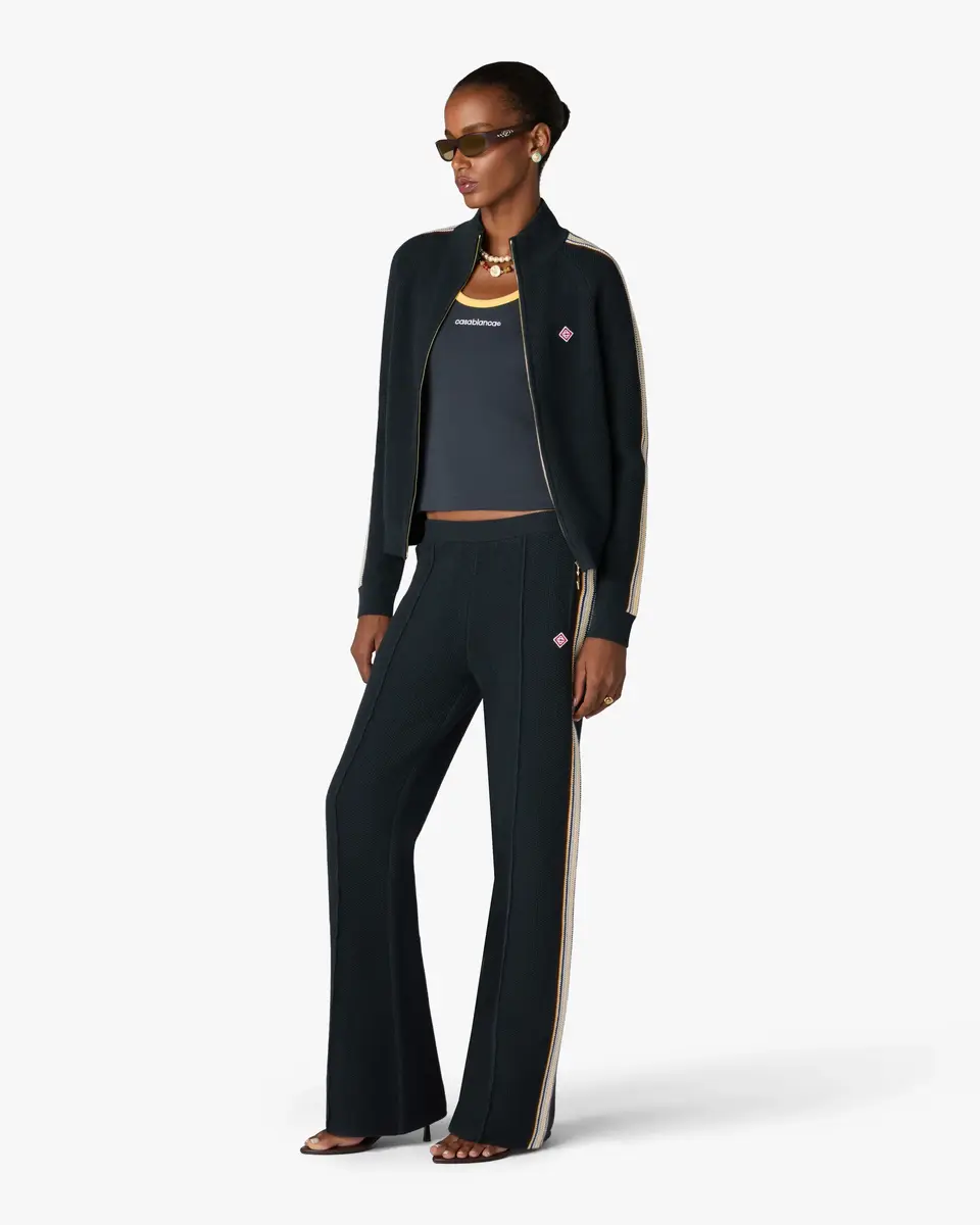 Casablanca Café Culture Wool Track Pants | Thumbnail 2 Casablanca Café Culture Wool Track Pants | Thumbnail 2