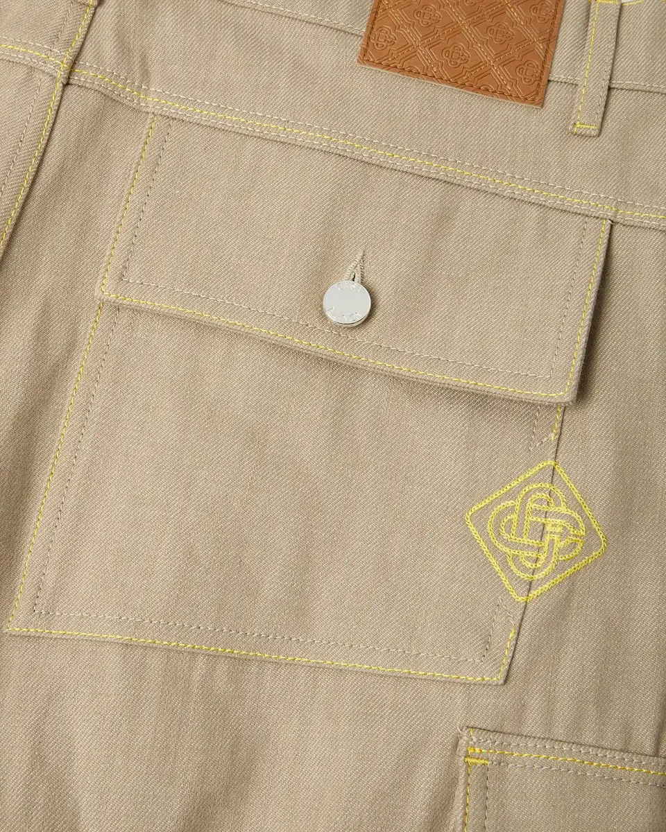 Casablanca Beige Desert Canvas Denim Jeans | Thumbnail 7 Casablanca Beige Desert Canvas Denim Jeans | Thumbnail 7