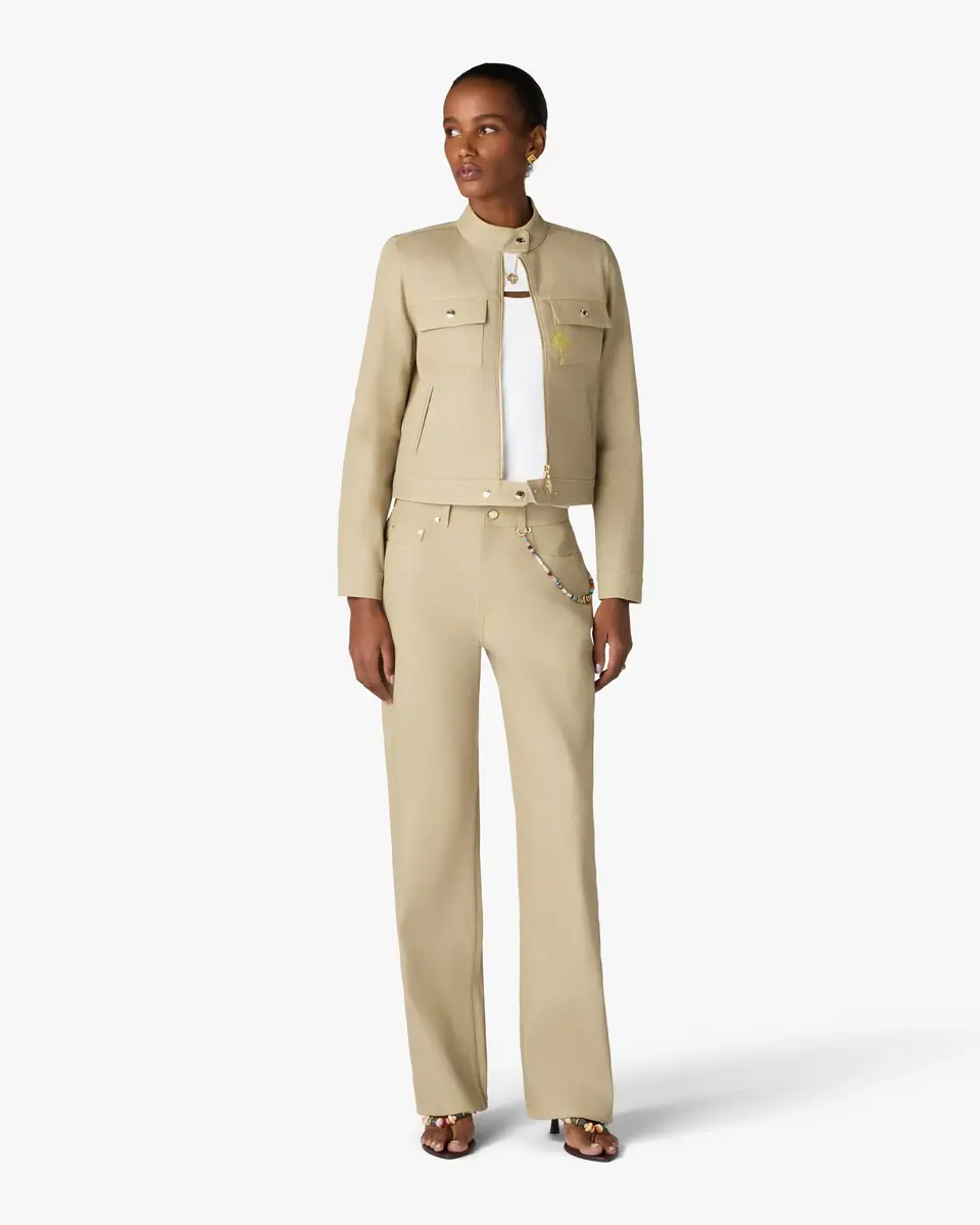 Casablanca Beige Desert Canvas Denim Jeans | Thumbnail 2 Casablanca Beige Desert Canvas Denim Jeans | Thumbnail 2