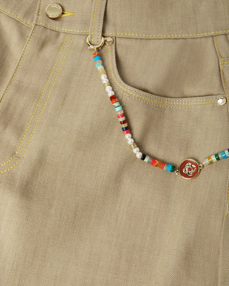 Casablanca Beige Desert Canvas Denim Jeans | Thumbnail 6 Casablanca Beige Desert Canvas Denim Jeans | Thumbnail 6