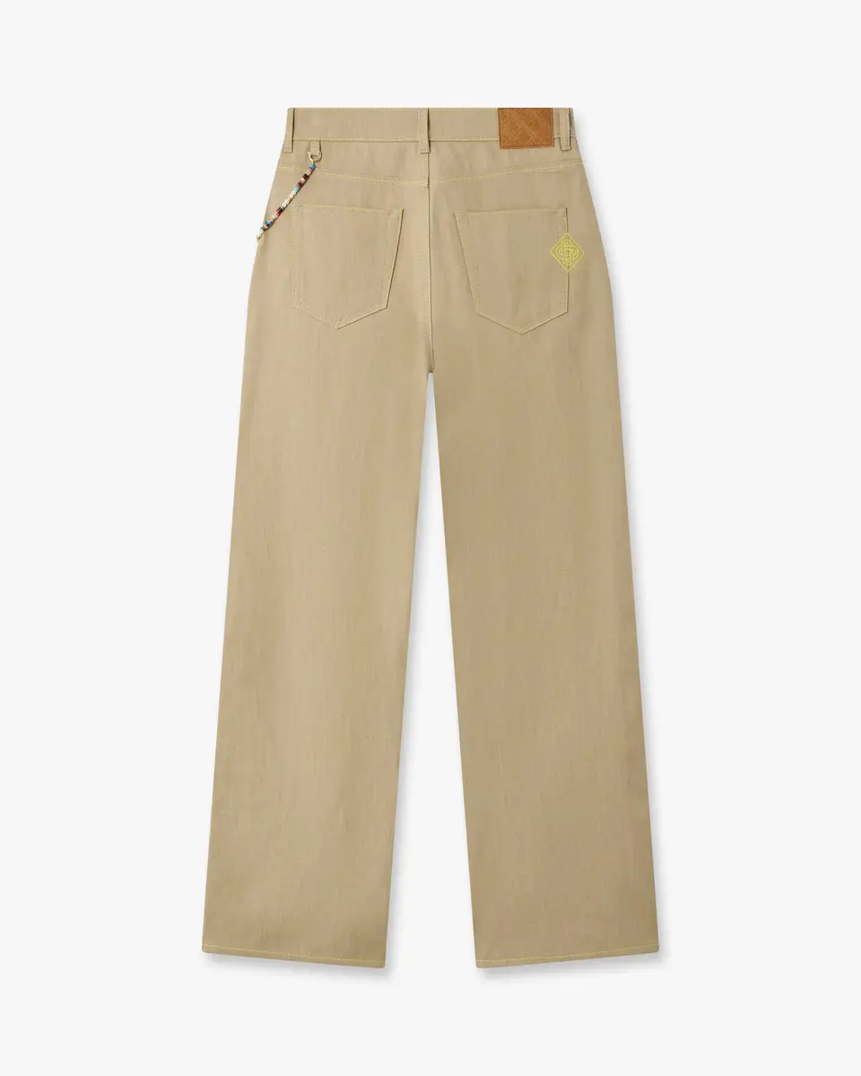 Casablanca Beige Desert Canvas Denim Jeans | Thumbnail 7 Casablanca Beige Desert Canvas Denim Jeans | Thumbnail 7