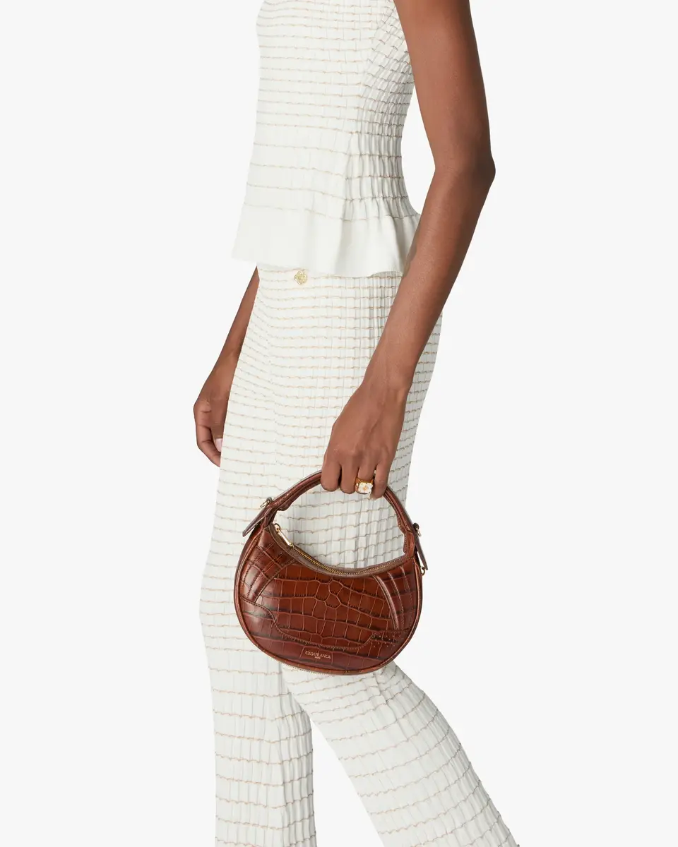 Casablanca Brown Biker Bag | Thumbnail 2 Casablanca Brown Biker Bag | Thumbnail 2