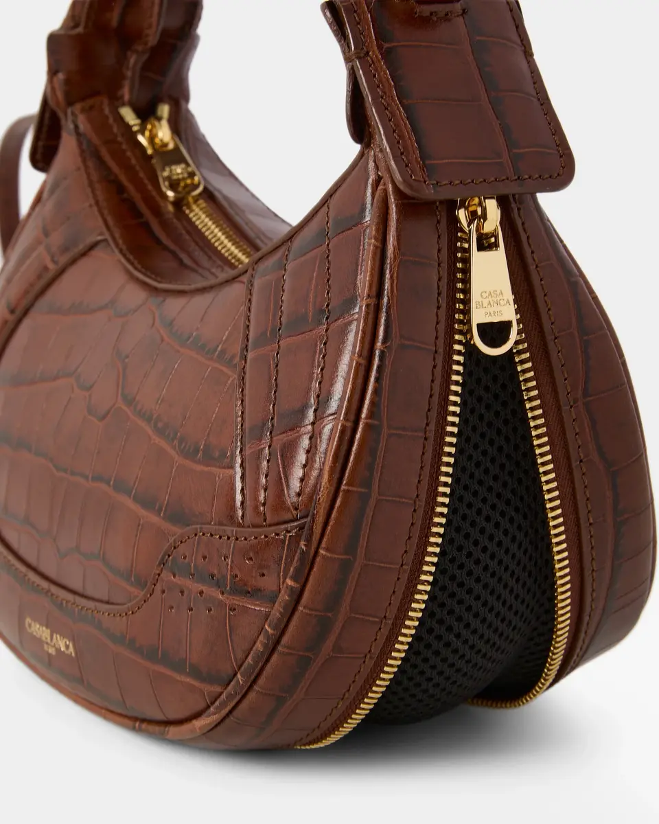 Casablanca Brown Biker Bag | Thumbnail 4 Casablanca Brown Biker Bag | Thumbnail 4