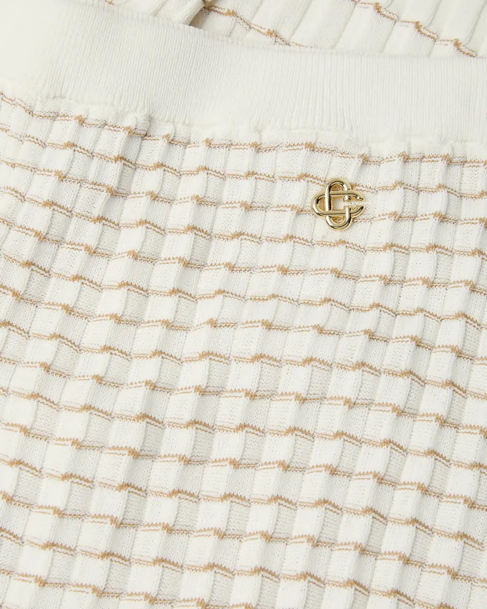 Casablanca White Pleated Mosaic Pants | Thumbnail 6 Casablanca White Pleated Mosaic Pants | Thumbnail 6