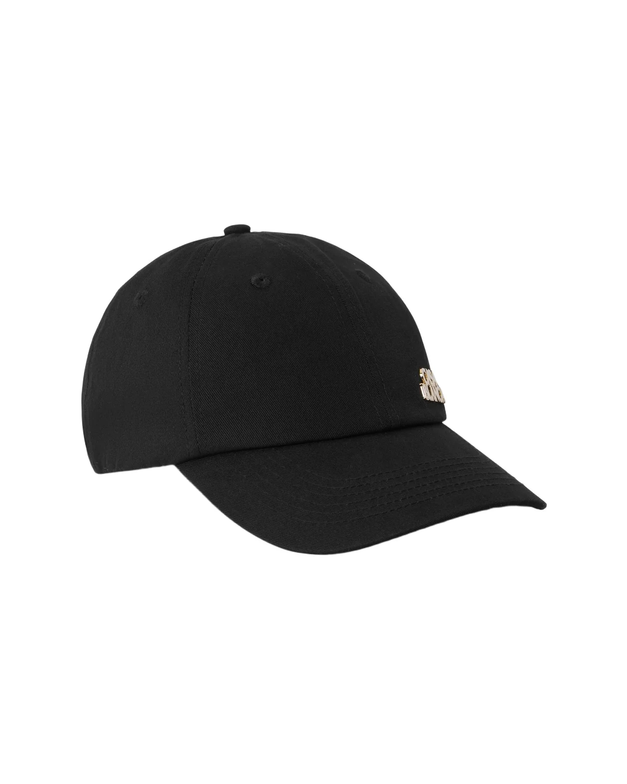 Casablanca Black Stacked Logo Rivet Cap